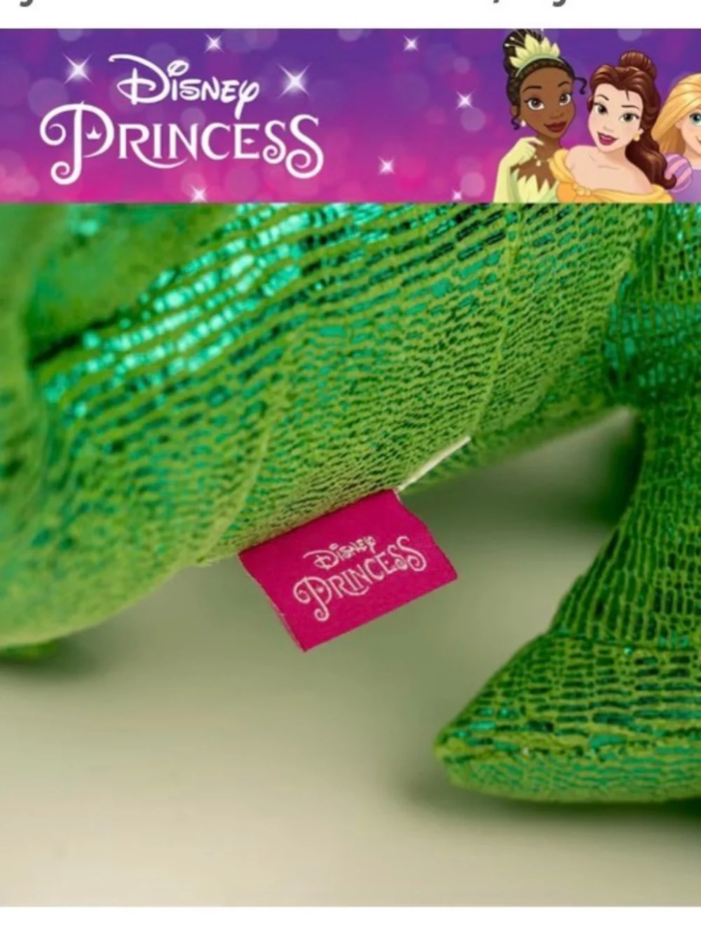 Pascal Disney Green Plush Chameleon Habitat Toy
